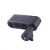 Разветвитель прикуривателя 4 гнезда+USB SKYWAY черн., предохран. 10А, USB 1А
